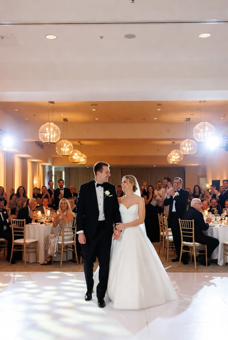Guests dancing at a private event
